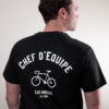 t-shirt zwart de chef