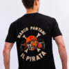 t-shirt zwart marco pantani il pirata