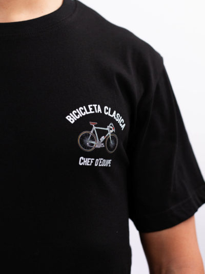 t-shirt zwart bicicleta clasica